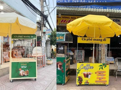 MẪU XE CÀ PHÊ, XE CAFE MANG ĐI ĐẸP ĐƯỢC ƯA CHUỘNG VÀ BÁN CHẠY NHẤT