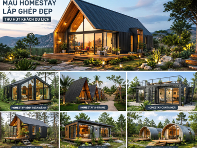 Mẫu Homestay Lắp Ghép Đẹp Thu Hút Khách Du Lịch – Giải Pháp Đầu Tư Hiệu Quả Năm 2026