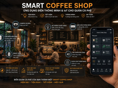 10 Công Nghệ Biến Quán Cà Phê Thành Smart Coffee Shop 