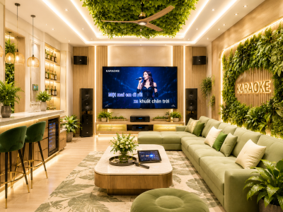 Xu Hướng Thiết Kế Phòng Karaoke Gia Đình Cao Cấp 2026